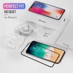 Wholesale iPhone 11 Pro (5.8in) / XS / X HD Tempered Glass Full Glue Screen Protector (White Edge)